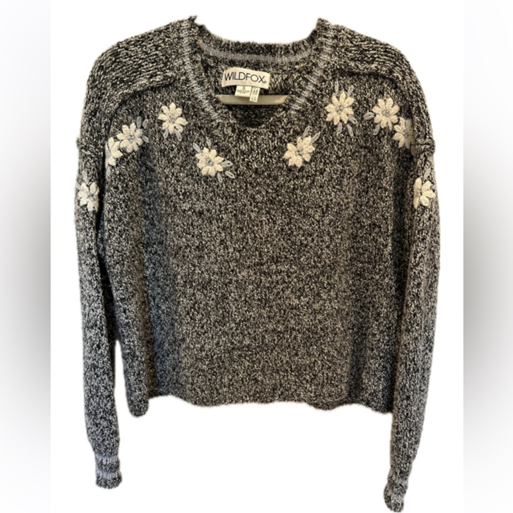 WILDFOX Flower Field Lewis Sweater